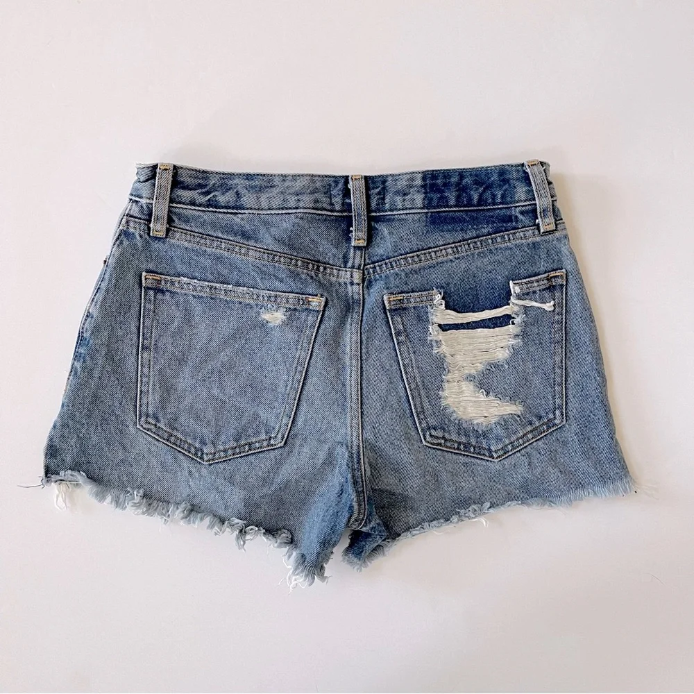Abercrombie & fitch Annie high rise denim distressed shorts - Picture 3 of 4